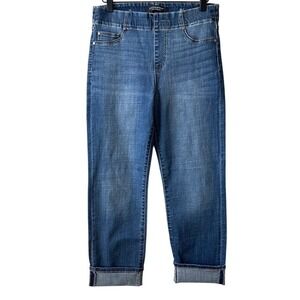 Liverpool The Slim Pull-On Cropped Jeans Westchester Wash LM2361CH1 Size 28 / 6